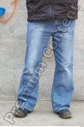 Leg Man White Casual Jeans Average